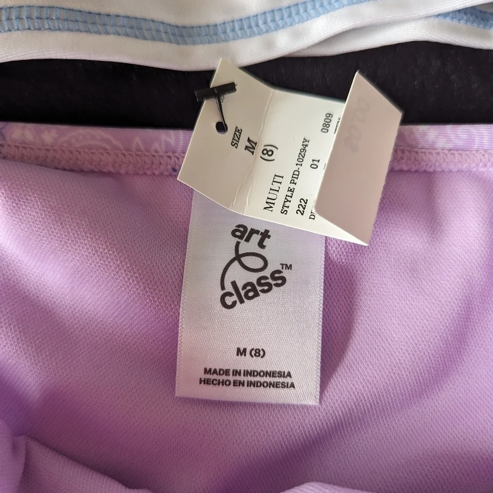 NWT Art Class Girls 3 Piece Swim Suit XS, M